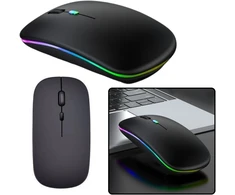 Lean Juoda belaidė ergonominė pelė su reguliuojamu DPI