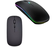 Lean Juoda belaidė ergonominė pelė su reguliuojamu DPI