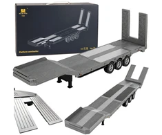 Low Bed Trailer For Scania 770S Huina Gray 1:18