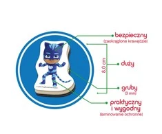 Lean Toys Magnetinių lipdukų rinkinys PJ Masks, 22 vnt.