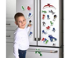 Lean Toys Magnetinių lipdukų rinkinys Pj Masks, 20 vnt.