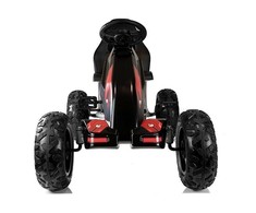 Lean Cars Gokartas su pedalais B012, juodas, 134x72x91 cm