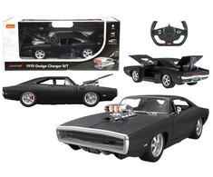 Rastar Nuotoliniu būdu valdomas automobilis Dodge Charger R/T 1:16 mastelio, juodas