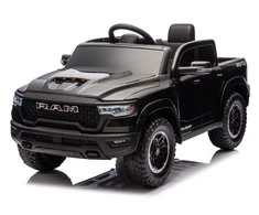 Lean Cars Juodas elektrinis automobilis vaikams ZB618 Dodge Ram