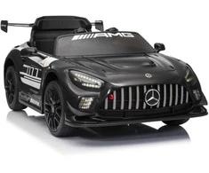 Lean Cars Akumuliatorinis automobilis Mercedes AMG GT3 Juodas