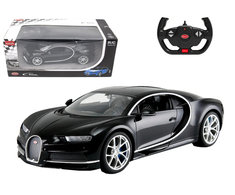 Rastar Bugatti Chiron 1:14 Nuotoliniu Būdu Valdomas Automobilis, Juodas