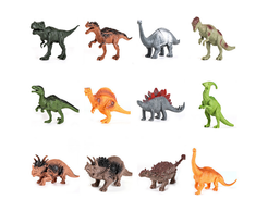 Lean Toys Dinozaurų figūrų rinkinys su parko priedais, 46 vienetai