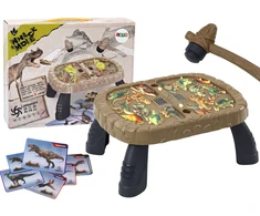 Lean Toys Arkadinis žaidimas Whac-a-mole Dinosaur Table
