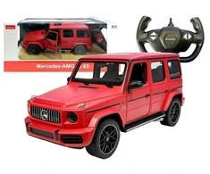 Raudonas Mercedes G63 nuotolinio valdymo automobilis