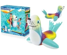 Bestway Colorful inflatable SEAL for swimming with handles 157 x 114 cm 41479