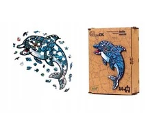 PuzzleOK Medinė dėlionė 84 vnt. - Delfinas