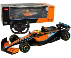 Nuotoliniu būdu valdomas automobilis McLaren F1 Rastar, oranžinis