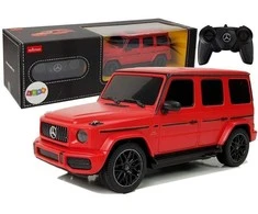 Rastar Lean toys Automobilis Mercedes AMG G63 Remote Controlled R/C 1:24 Raudona 2.4 G