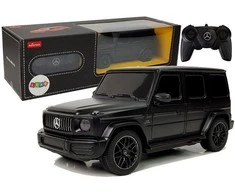 Rastar Nuotoliniu būdu valdomas Mercedes AMG G63 1:24 modelis, juodas
