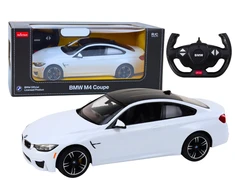 Rastar BMW M4 Kupė 1:14 Nuotolinio Valdymo Automobilis, Baltas