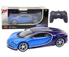 Rastar Nuotolinio Valdymo Automobilis Bugatti Chiron 1:14 Mėlynas