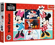 Trefl Dėlionė 100 vnt. - Pelytė Minnie