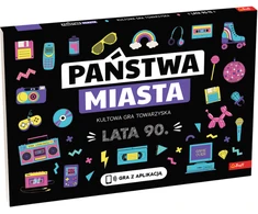 Trefl Klasikinis žaidimas Šalys-Miestai vaikams ir suaugusiems, lavina žinias ir greitą mąstymą