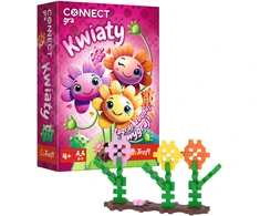 Vaikiškas žaidimas Connect Flowers Trefl 02887
