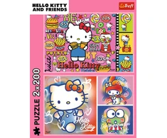 Trefl Dėlionė 2x200 vnt. - Hello Kitty ir draugai