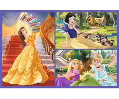 Trefl Dėlionė 2x70 vnt. - Disney princesės