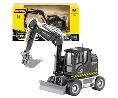 Huina Metalinė Ekskavatoriaus ir Buldozerio Modelis 1:50, Juodas
