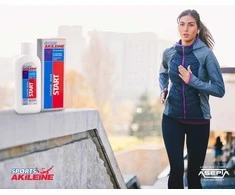Šildomasis aliejus sportui Sports Akileine START