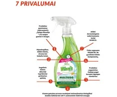 Winni s Ekologiškas kietų paviršių, langų ir stiklų valiklis 500ml