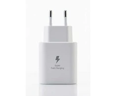 25W PD 3.0 USB-C sieninis įkroviklis Android / iPhone telefonams (Juodas, be laido)