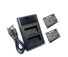 2x Fujifilm akumuliatorius NP-W126 1260 mAh+ dvigubas pakrovėjas