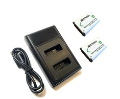 2x Sony akumuliatorius NP-BX1 1600 mAh+ dvigubas pakrovėjas