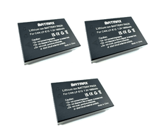 3x Canon LP-E12 akumuliatorius 1800 mAh