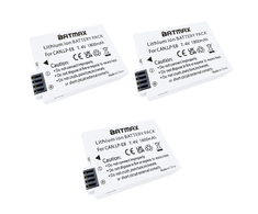 3x Canon LP-E8 akumuliatorius 1800 mAh
