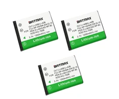 3x Fujifilm NP-45 akumuliatorius 1200 mAh