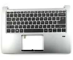 Acer SF314 Keyboard (UK-ENGLISH) BL &amp; Upper Cover (Sidabrinis)