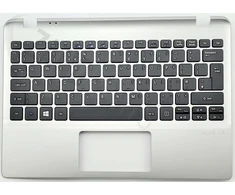 Acer V5-122P/V5-132P Keyboard (UK-ENGLISH) WIN8 NBL &amp; Upper Cover (Sidabrinis)