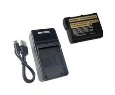Nikon EN-EL15 akumuliatorius 2280 mAh + greitasis LED pakrovėjas