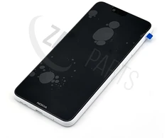 Nokia 5.1+ LCD+Touch+Front cover (Baltas)