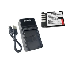 Panasonic akumuliatorius DMW-BLF19 1860 mAh + greitasis LED pakrovėjas