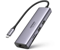 UGREEN 7-in-1 USB-C to USB-A/HDMI/SD/TF/PD/Ethernet RJ45 Adapteris