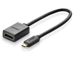 UGREEN Micro HDMI to HDMI Cable 20cm - Juodas