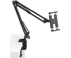 UGREEN Phone holder with folding arm for table/desk - Juodas / pilkas