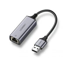 UGREEN USB-A to RJ45 Ethernet Adapteris - Kosminė pilka