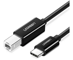 UGREEN USB-C to USB-B 2.0 Spausdintuvas Cable 1m - Juodas