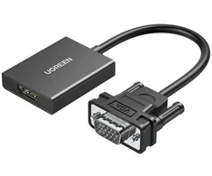 UGREEN VGA male to HDMI female Adapteris