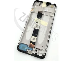 Xiaomi Redmi 9A LCD+Touch+Front cover (Juodas)