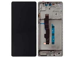 Xiaomi Redmi Note 13 5G Ekranas with Frame Baltas - Original