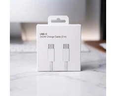 Ypač tvirtas pintas 240W USB-C krovimo laidas / kabelis (2m)