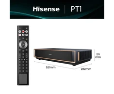 Lazerinis projektorius Hisense PT1 Laser Cinema 4K UHD, 80–150", 2500 ANSI lm, Dolby Vision, Dolby Atmos