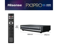 Lazerinis projektorius Hisense PX3-PRO 4K UHD, 80–150", 3000 ANSI lm, Dolby Vision, Dolby Atmos